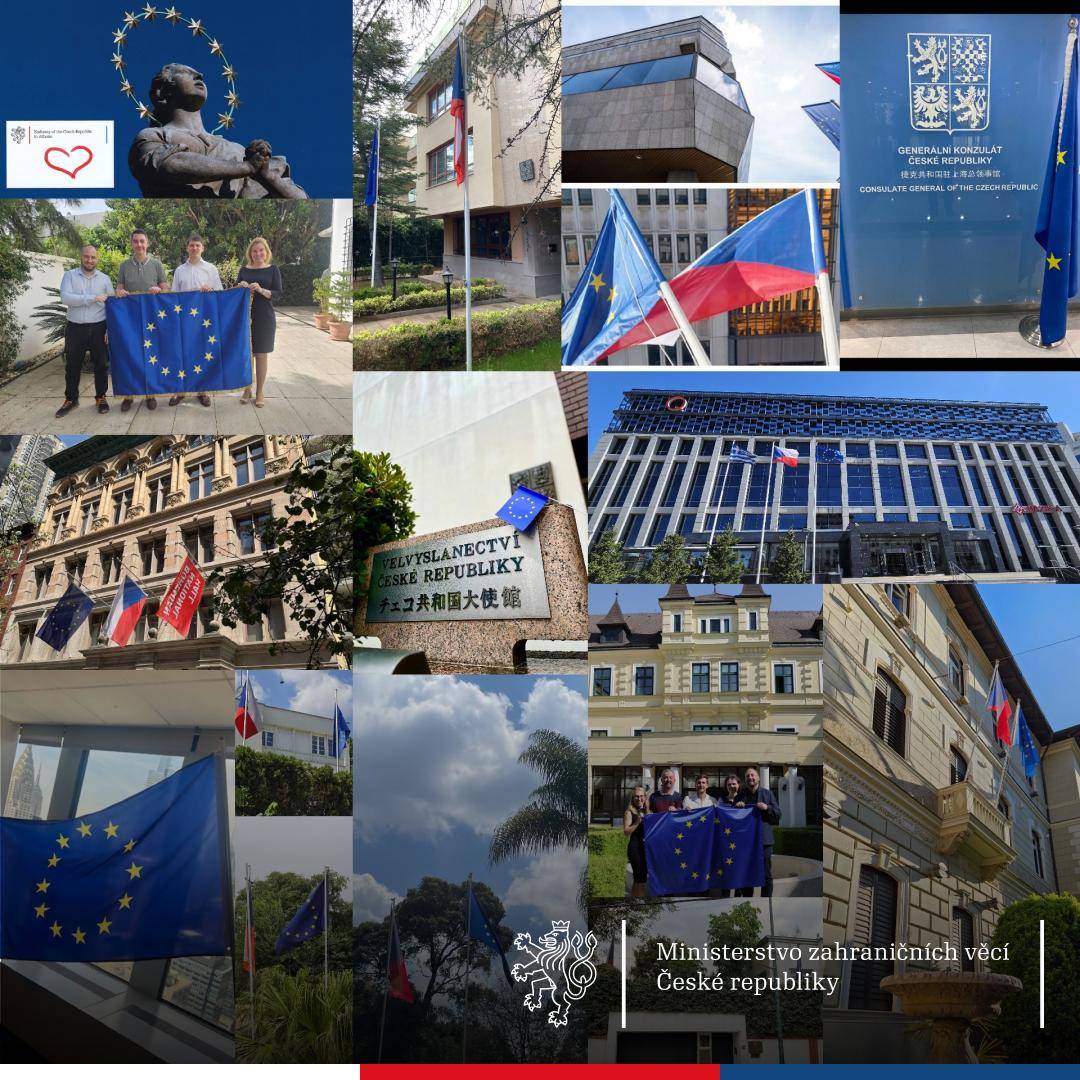 🇪🇺 🇨🇿 21 let Česka v EU včera oslavily také české zastupitelské úřady po celém světě! 🎉