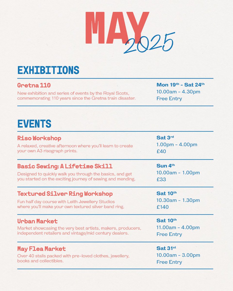 Poster drop! 📢

We've got another exciting programme of events coming up at the Drill Hall this month! 

With workshops, markets and exhibitions, there's something for everyone. 

Want to find out more? Just visit our website for the full programme.

➡️ org.pulse.ly/jrtzwyw4o4