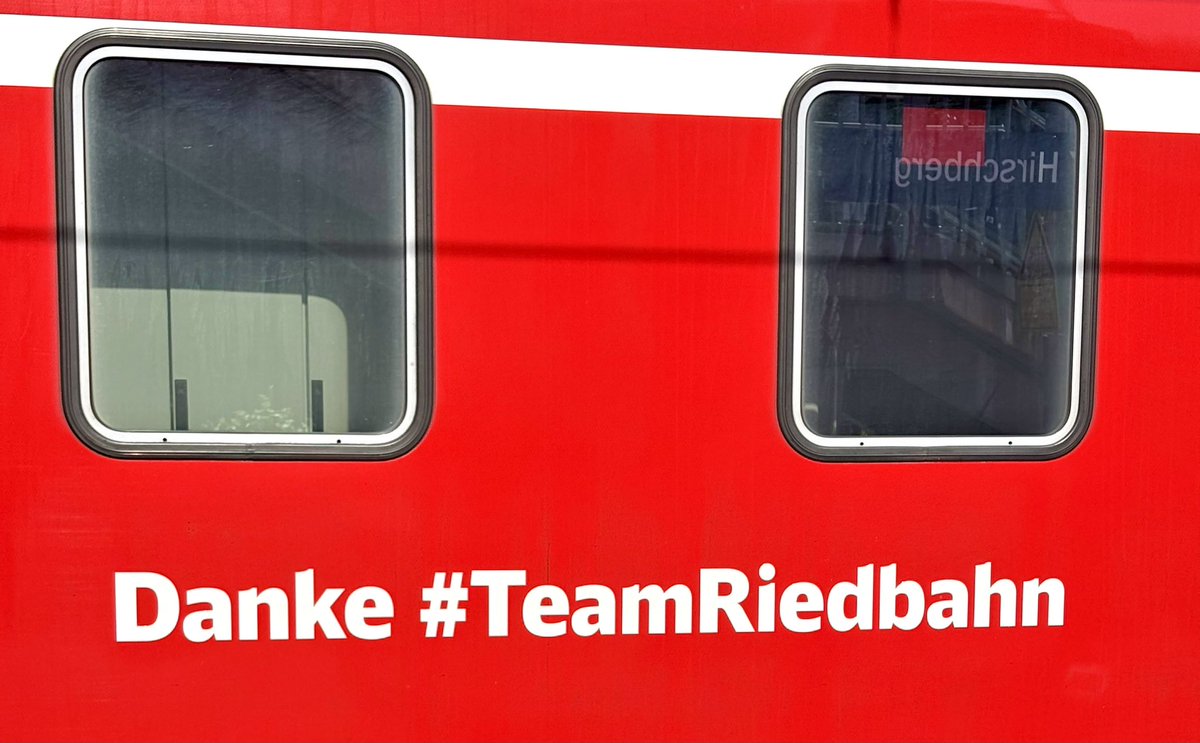 SiegfriedGleich's tweet image. Eine nette Geste #Riedbahn
