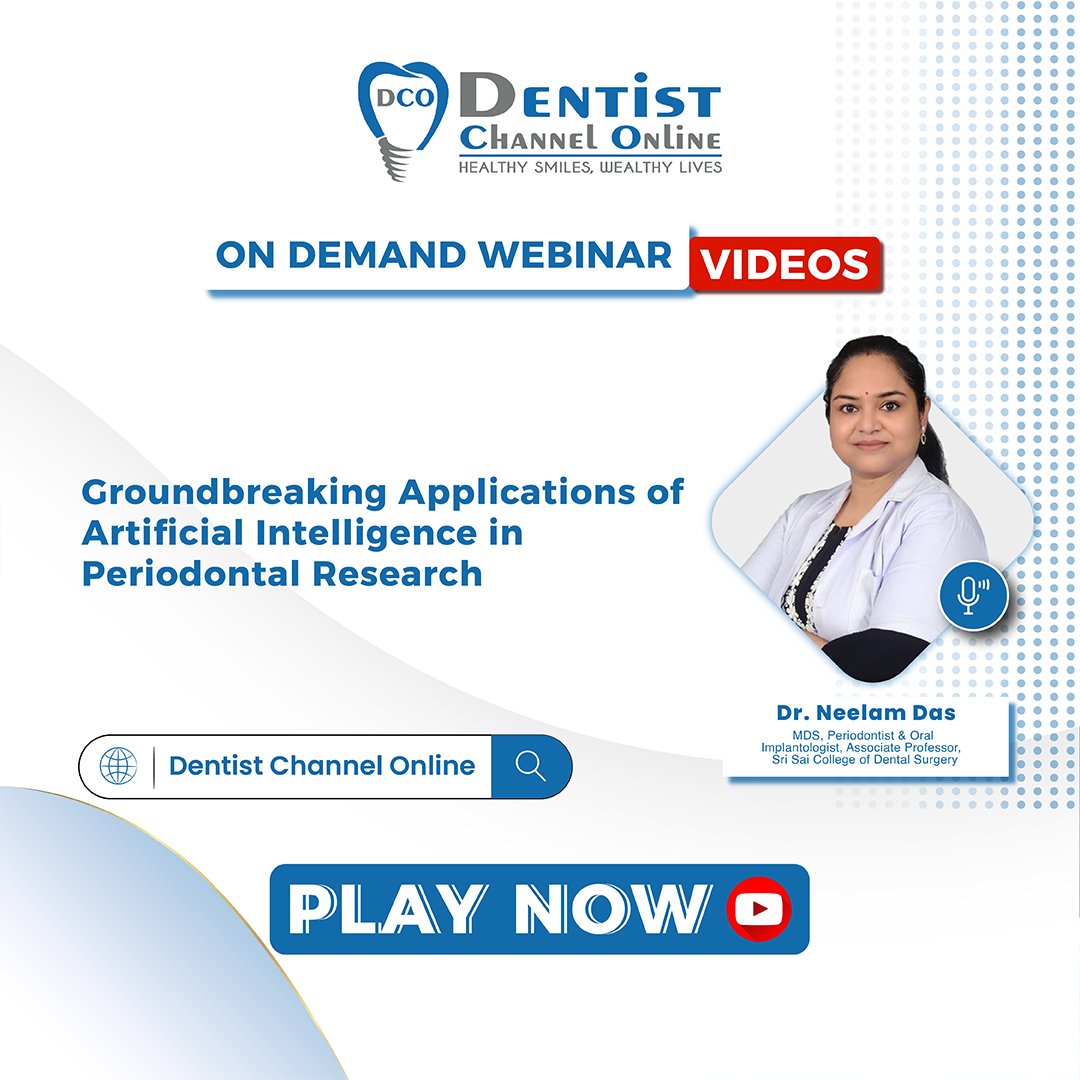 ChannelDentist's tweet image. 🦷 Groundbreaking Applications of Artificial Intelligence in Periodontal Research 

👉 Watch Here: dentistchannel.online/premium-videos…

#AIinDentistry #PeriodontalResearch #DentalTech #OralHealth #DentistChannelOnline #FutureOfDentistry
