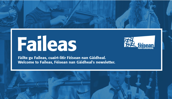 Na naidheachdan as ùire aig Fèisean nan Gàidheal.

Our latest newsletter can be read through this link 👇

mailchi.mp/feisean/failea…