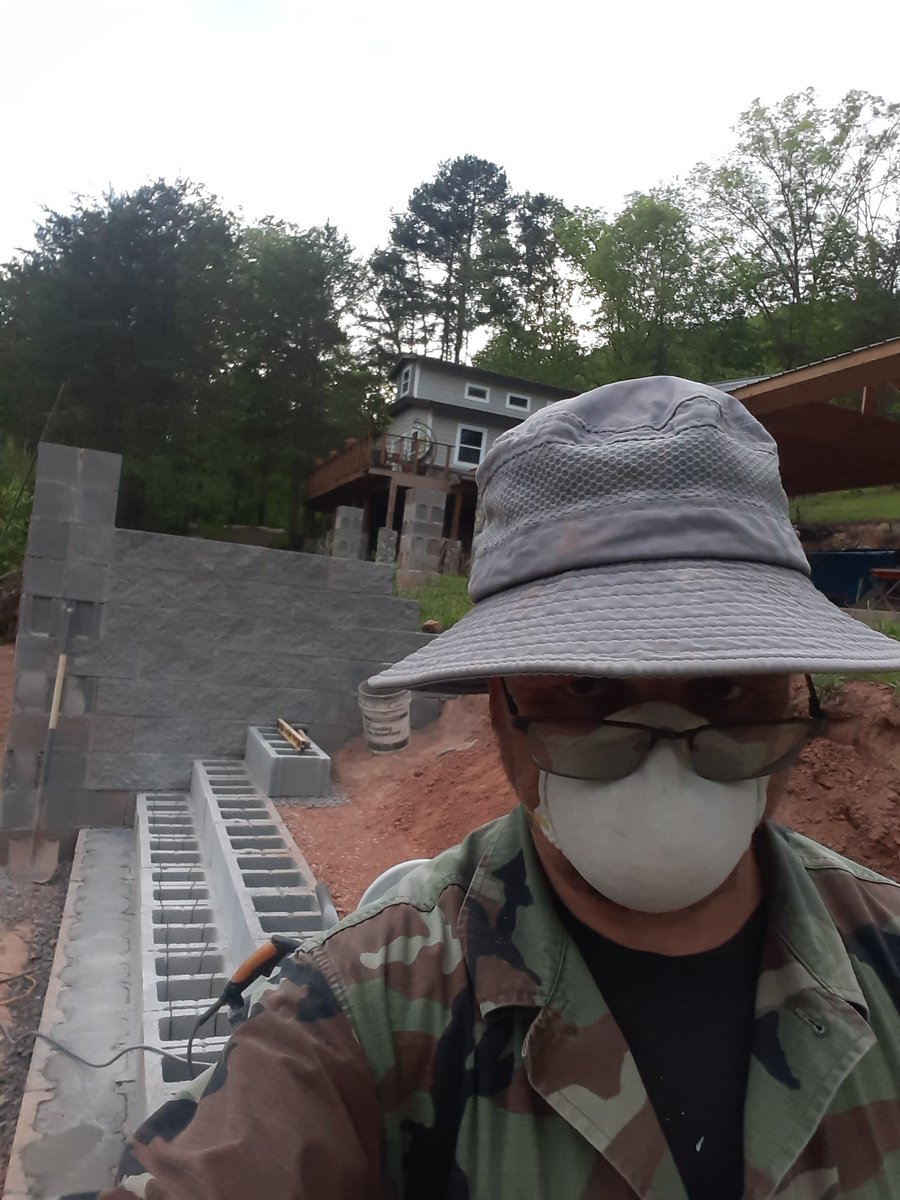 Morninig y'all! Steppin' up my game today, fellow vets! Building stairs so solid, they’ll outlast my VA wait times 😅.  One block at a time... Remember,  if you can't lift a block to build your castle, grab a brick and build your palace!
