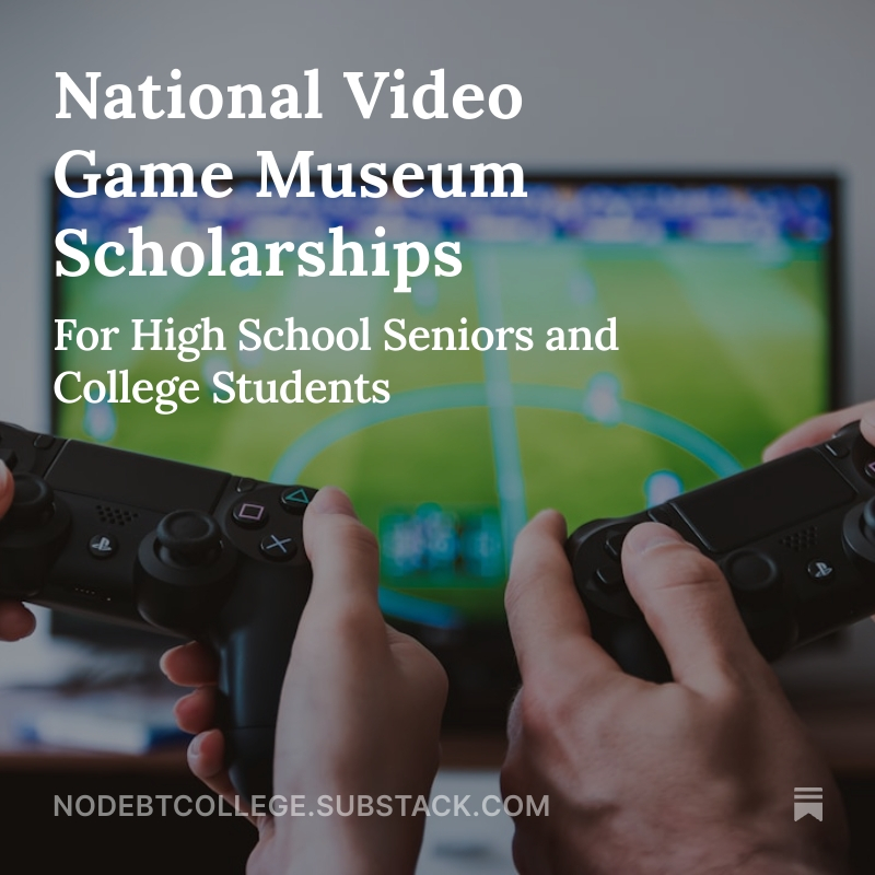 #ClassOf2025 and #CollegeStudent, check out this #Scholarship open.substack.com/pub/nodebtcoll…