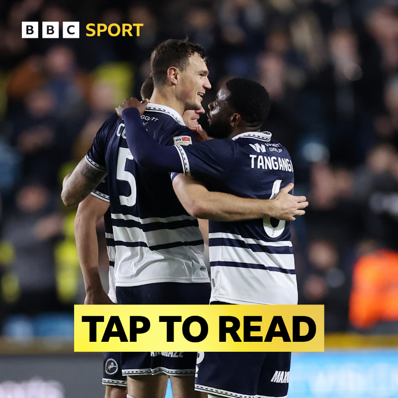 BBCLondonSport's tweet photo. Can Millwall stun Burnley again to end 32-game run? 🤯

@MillwallFC travel to Turf Moor on the final day of the season knowing if they can repeat a win - they have a chance of sealing a spot in the play-offs ✅

#BBCFootball #MillwallFC