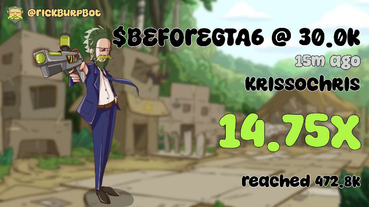 Krissochris's tweet photo. Smashed 14.7x on #BeforeGTA6

Volume up good and sending higher 🚀
 AFMyfmGLmZ7VGfqbQ3aUaHtNQnH3mE4T1foJyimppump https://t.co/cZ83Q8f0OY
