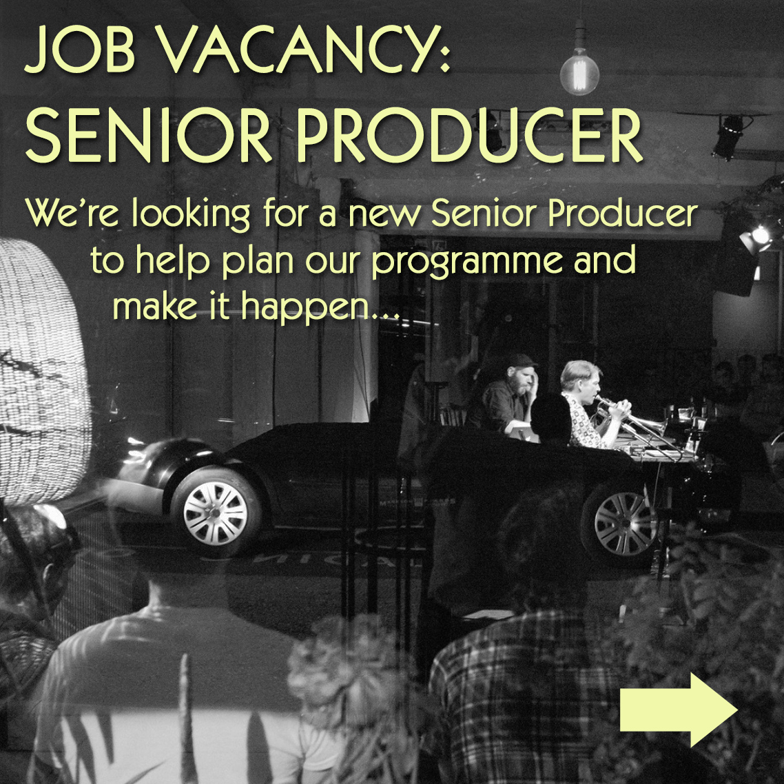 JOB VACANCY - SENIOR PRODUCER
We’re looking for a new Senior Producer to help plan our programme and make it happen: cafeoto.co.uk/job-vacancy-se…
