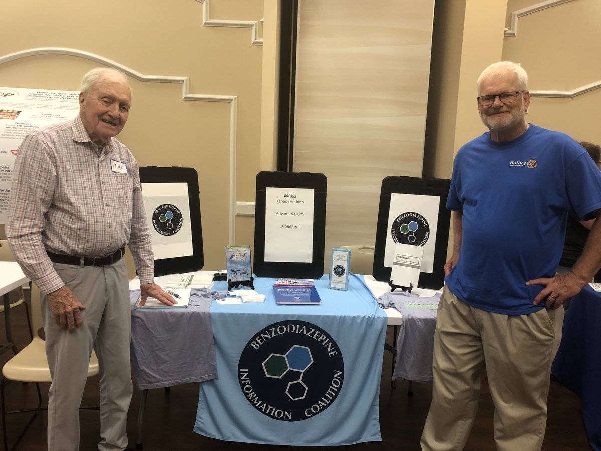 Benzodiazepine Information Coalition (@bzinfocoalition) on Twitter photo On April 30, BIC joined the 2nd Annual Mental Health Awareness Expo hosted by the Smithfield VA Rotary. Dr. Michael Bohan represented us, sharing info on benzo safety + long-term effects.  #mentalhealthexpo On April 30, BIC joined the 2nd Annual Mental Health Awareness Expo hosted by the Smithfield VA Rotary. Dr. Michael Bohan represented us, sharing info on benzo safety + long-term effects.  #mentalhealthexpo