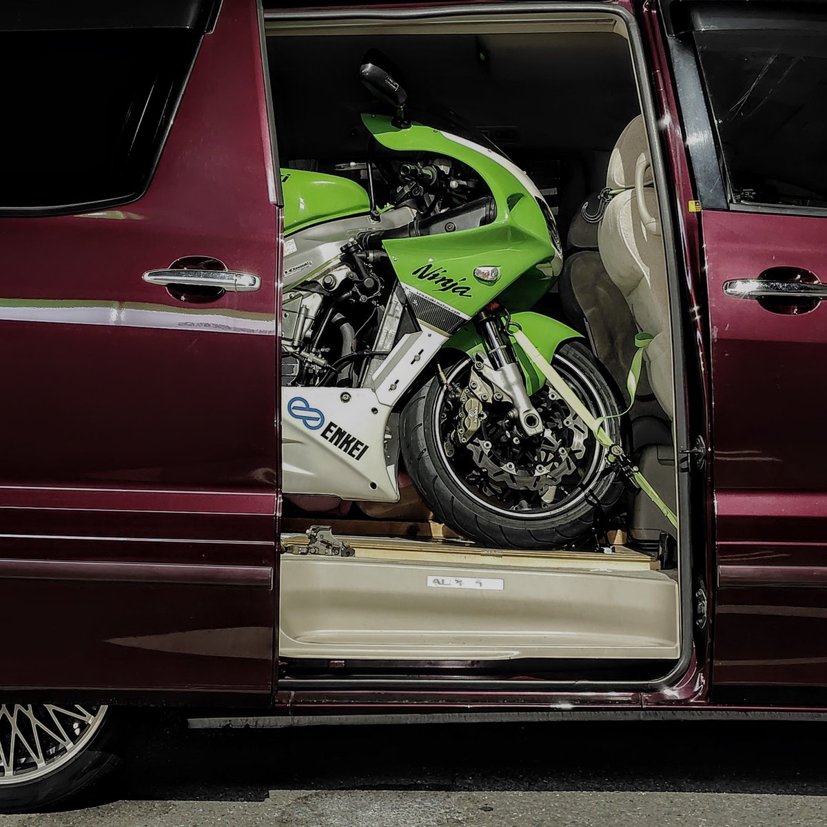 zx750p's tweet image. #FrontEndFriday
Ready to go　Going to 高知🏍️