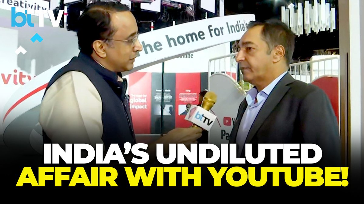 business_today's tweet image. Exclusive: YouTube’s Gautam Anand on India’s streaming revolution | WAVES 2025

Watch: youtu.be/sH-5j2ZwjPE | #YouTube #Waves25 #DigitalContent #CreatorEconomy #AIInMedia

@krishnagopalan