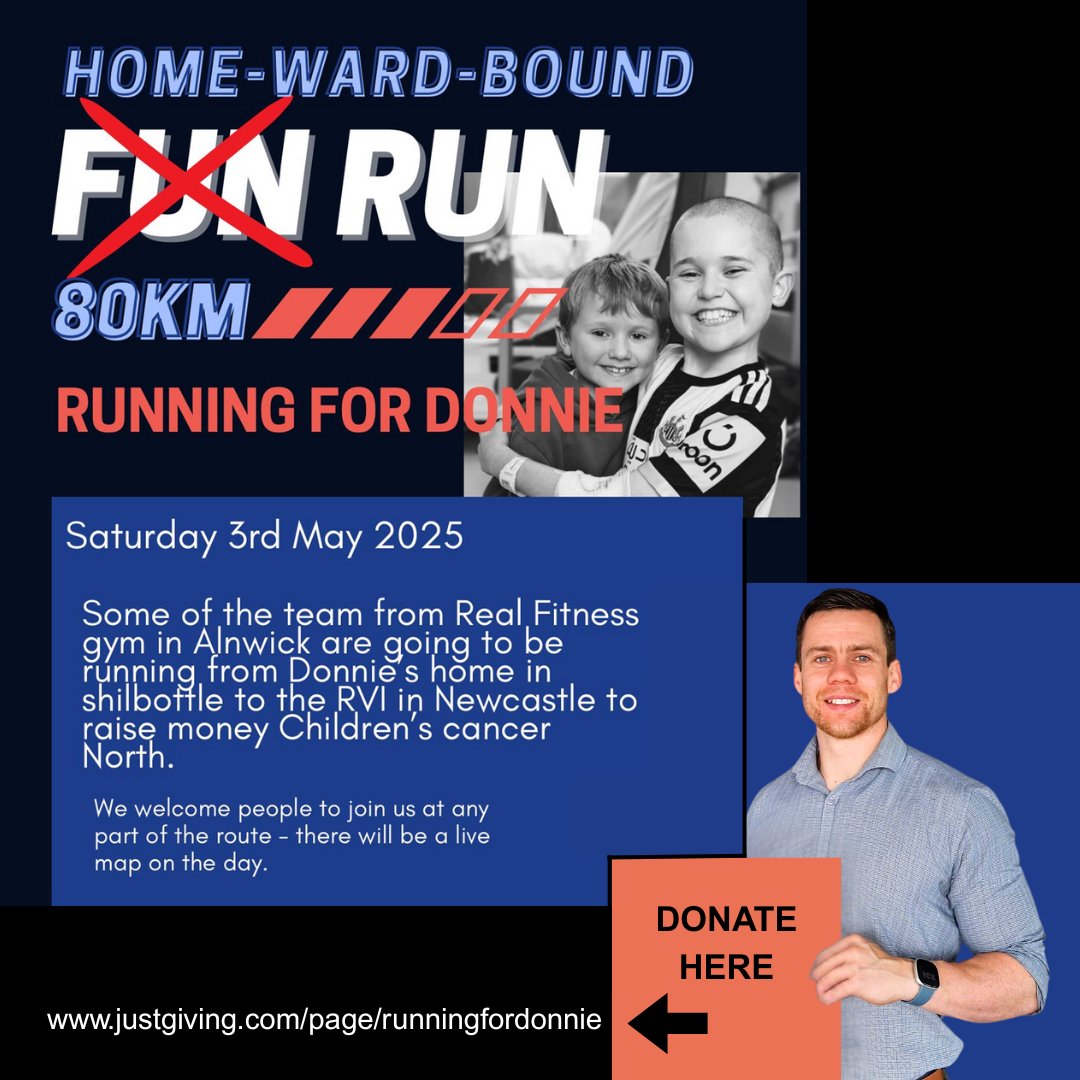 Our very own Will Frater is gearing up for an incredible 50-mile run this Saturday in support of Donnie, a brave young boy from Shilbottle who is currently receiving treatment through the Children’s Cancer North charity.
Please support here: hubs.la/Q03kPk6z0