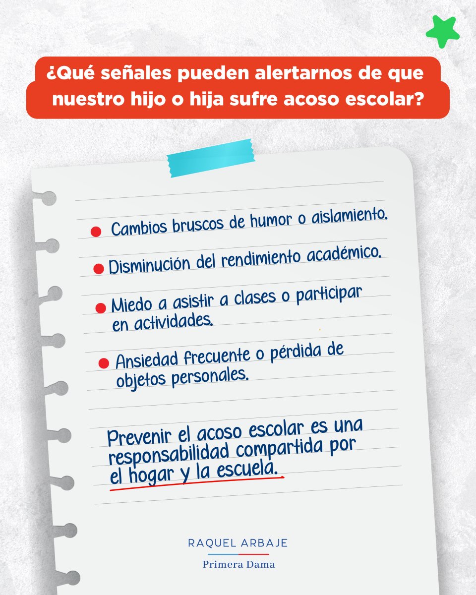 raquelarbaje's tweet photo. Hoy reafirmamos nuestro compromiso con la empatía, el respeto y la convivencia. Rechacemos el acoso escolar y promovamos espacios seguros donde cada niño, niña y adolescente pueda crecer con dignidad, alegría y libertad. https://t.co/BRKNJY3Svs