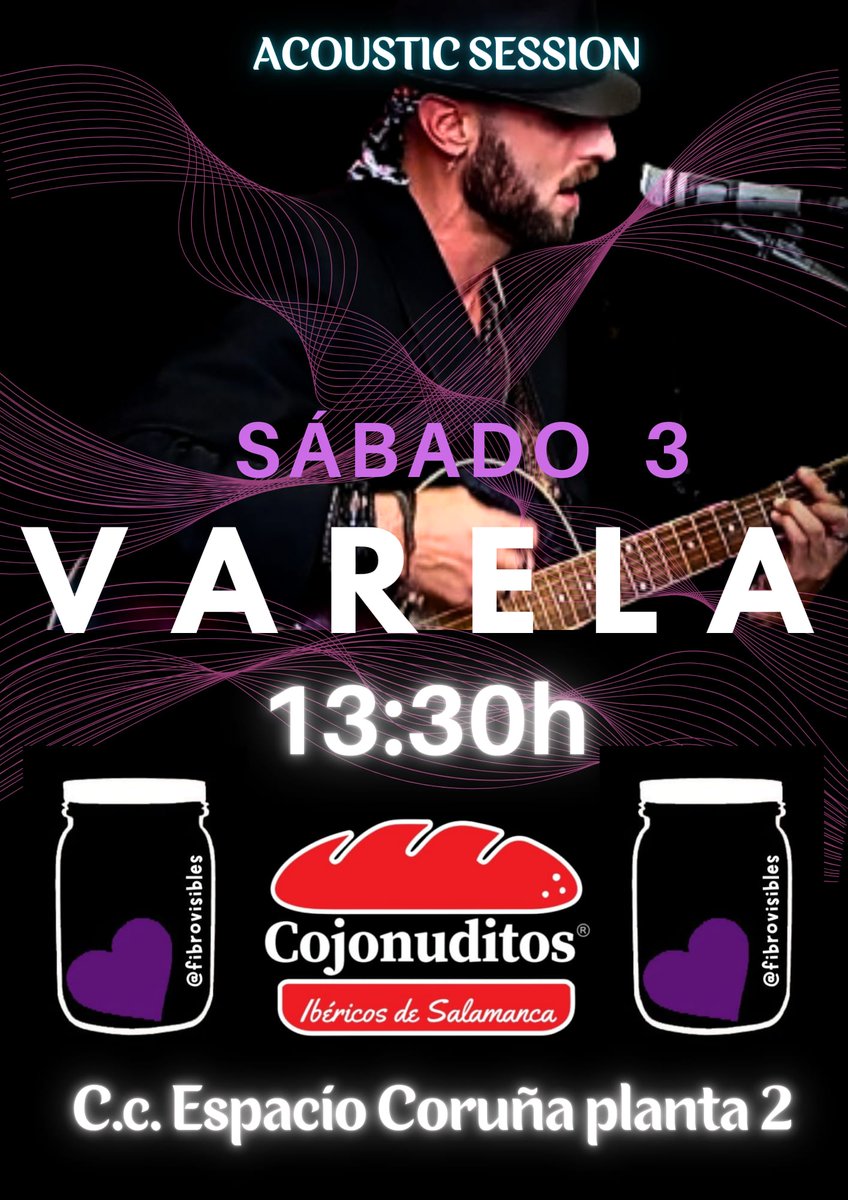 Mañana! Sábado! 13:30h!
Contamos contigo un ratito para darle visibilidad a la #fibromialgia 💜
#coruña