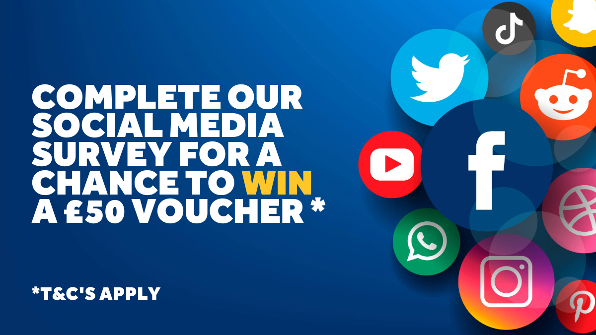 Want a chance to win a £50 Amazon voucher? It’s easy! 😃
Take our short survey about social media to be entered into our free prize draw*.

Here's the survey link 👉housingfeedback.qualtrics.com/jfe/form/SV_9F…

Your feedback will help us to deliver the digital content you want to see online. *T&amp;Cs