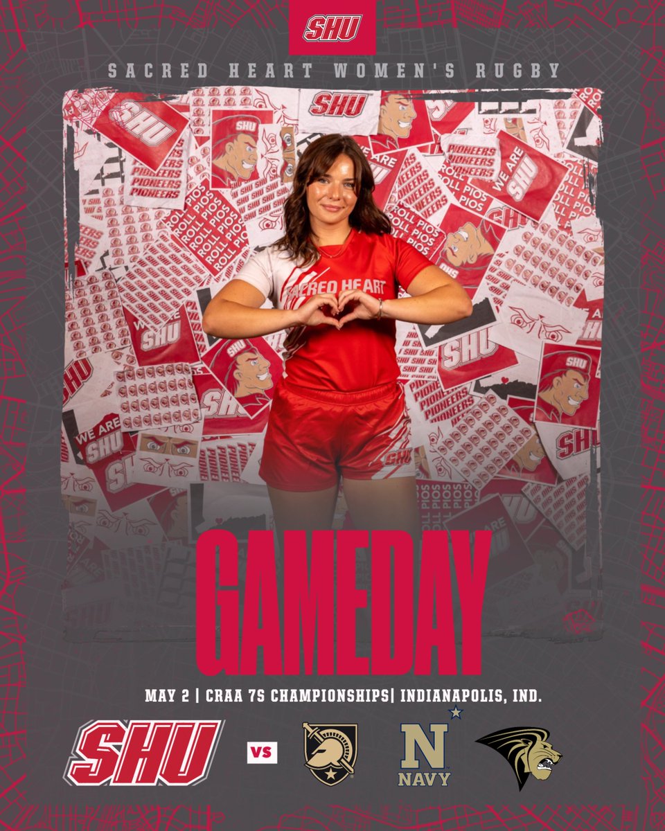 Ready for the CRAA Championships 🤩

🆚 Army, Navy, Lindenwood
📍 Indianapolis, Ind.
⏰ 11:20 am, 3:00 pm, 5:34 pm
📺 The Rugby Network 

#WeAreSHU