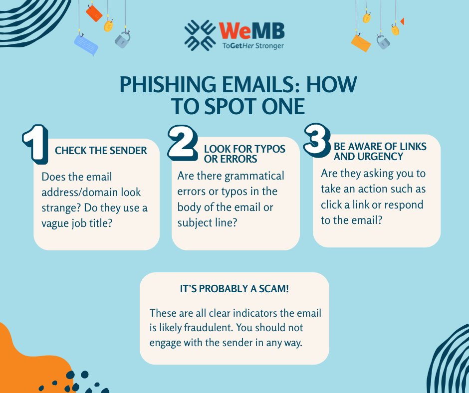 Online scams are getting smarter—especially with the continued rise of AI use—and data leaks are happening more often than we think.

It's important to stay diligent and aware when it comes to cybersecurity, for your protection and others'.