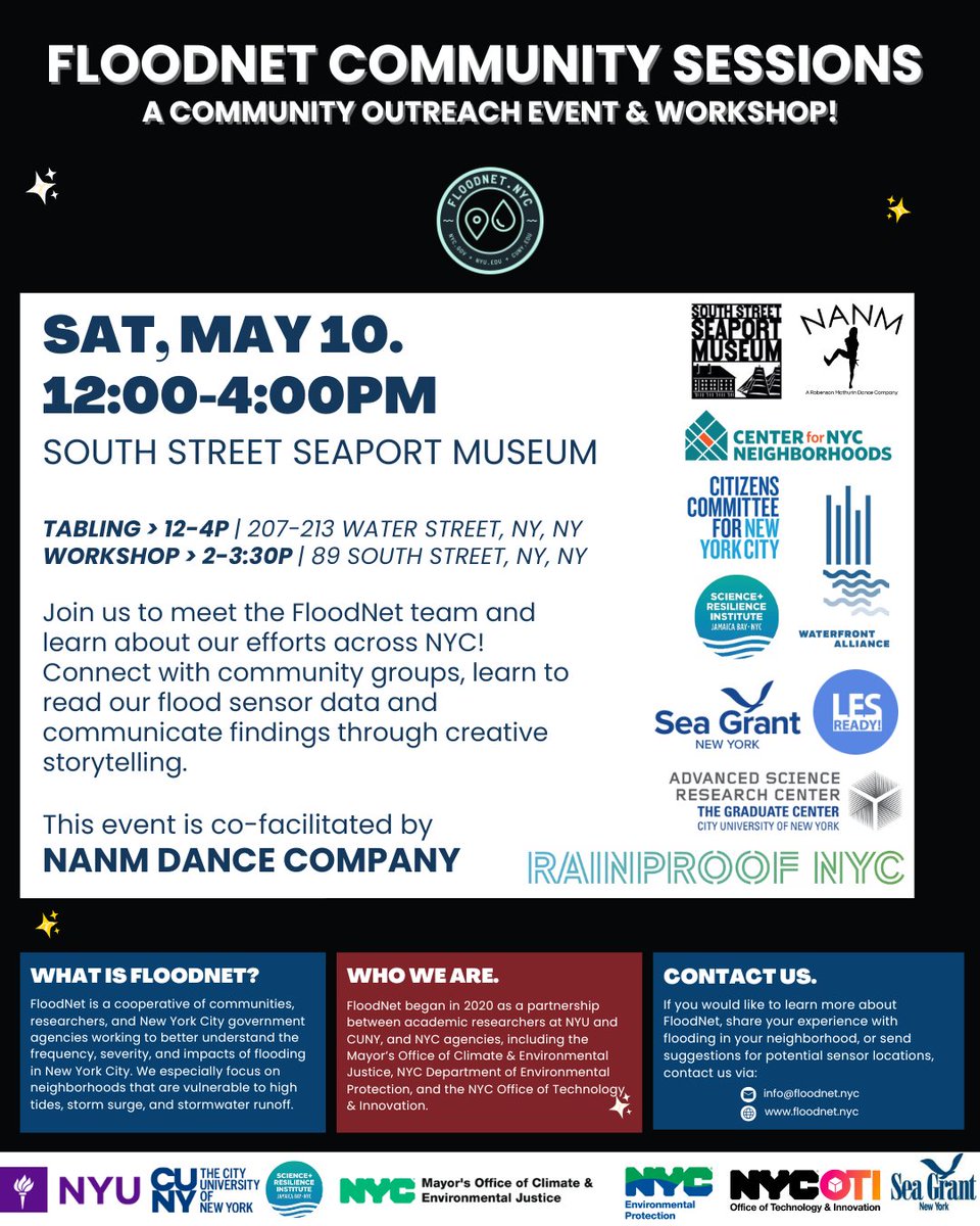 New York Sea Grant (@nyseagrant) on Twitter photo Free, all-ages, fun-filled Flood Resource Fair on 5/10 (12-4 pm) at <a href="/SeaportMuseum/">Seaport Museum</a>: southstreetseaportmuseum.org/flood-awarenes… #southstreetseaport; FloodNet: floodnet.nyc <a href="/SRIatJB/">SRIatJB</a> @waterfrontalliance <a href="/LESReadyNYC/">LESReady</a> <a href="/NYClimate/">NYClimate</a> @GreeNYC <a href="/CitizensNYC/">Citizens Committee For New York City</a> <a href="/CNYCN/">Center for NYC Neighborhoods</a> <a href="/NotifyNYC/">NYCEM - Notify NYC</a> <a href="/nycemergencymgt/">NYC Emergency Management</a> @cuny Free, all-ages, fun-filled Flood Resource Fair on 5/10 (12-4 pm) at <a href="/SeaportMuseum/">Seaport Museum</a>: southstreetseaportmuseum.org/flood-awarenes… #southstreetseaport; FloodNet: floodnet.nyc <a href="/SRIatJB/">SRIatJB</a> @waterfrontalliance <a href="/LESReadyNYC/">LESReady</a> <a href="/NYClimate/">NYClimate</a> @GreeNYC <a href="/CitizensNYC/">Citizens Committee For New York City</a> <a href="/CNYCN/">Center for NYC Neighborhoods</a> <a href="/NotifyNYC/">NYCEM - Notify NYC</a> <a href="/nycemergencymgt/">NYC Emergency Management</a> @cuny