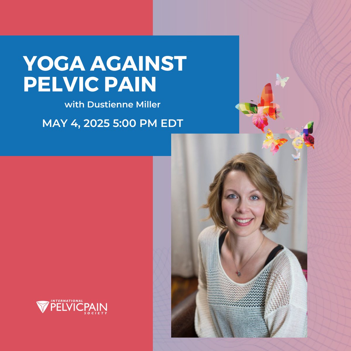 Registration is OPEN for our Yoga Against Pelvic Pain event with certified yoga expert Dustienne Miller. Each event you sign up for also enters you in our raffle for a chance to win some exciting prizes!
Register now: pelvicpain.org/resources/may-…
#MoveAgainstPelvicPain