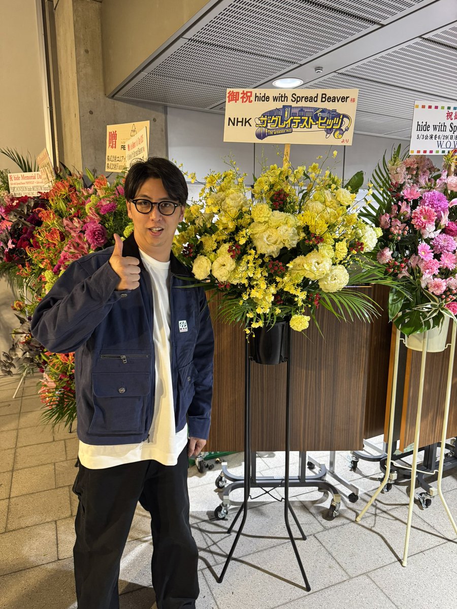 NYyashiki's tweet photo. hide with Spread Beaverさんのライブを観させて頂きました！！

ちょっと色々カッコ良すぎる！

X JAPANのファン歴30年のうだまんも喜んでました https://t.co/Rpo9jZ7U6N