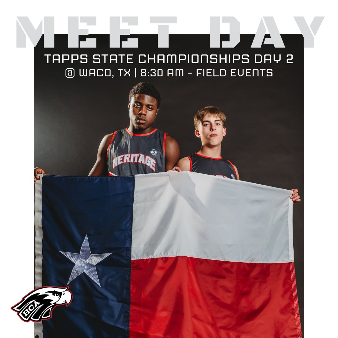 Ready to compete with the best. Let’s work. 💪👟🚨🦅
#HCAEagleNation #HCAleads #RockwallTX #TAPPSTrack #TAPPS