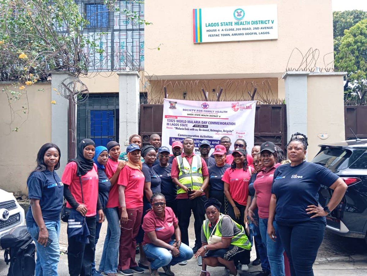 WORLD MALARIA DAY: PERMANENT SECRETARY OF HEALTH DISTRICT V LEADS AWARENESS WALK 

facebook.com/share/p/1A5GtJ…

<a href="/jidesanwoolu/">Babajide Sanwo-Olu</a> <a href="/drobafemihamzat/">Obafemi Hamzat</a> <a href="/gbenga_omo/">Gbenga Omotoso</a> <a href="/gboyegaakosile/">Gboyega Akosile</a> <a href="/BSaluHundeyin/">Bimbola Salu-Hundeyin</a> <a href="/Mr_JAGs/">Jubril A. Gawat</a> <a href="/Riddwane/">AJE</a> 
#AGreaterLagosRising 
#LASG