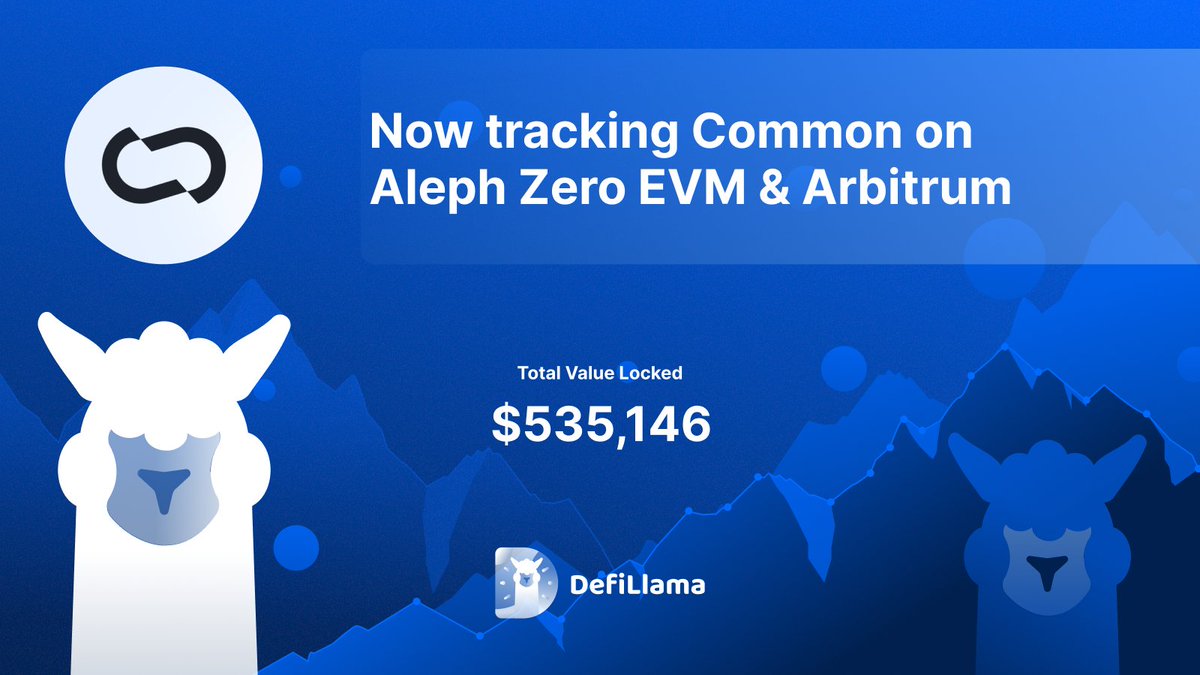 ARB_Universe's tweet image. 🚀 @DefiLlama now tracks @Common__App on @Aleph__Zero
 EVM &amp;amp; @arbitrum

🔒 #Common App is a dapp to shield your crypto activity. Connect any wallet, deposit to a private contract, and withdraw to a fresh, untraceable address.

💸 Ready to take control of your privacy? What’s your…