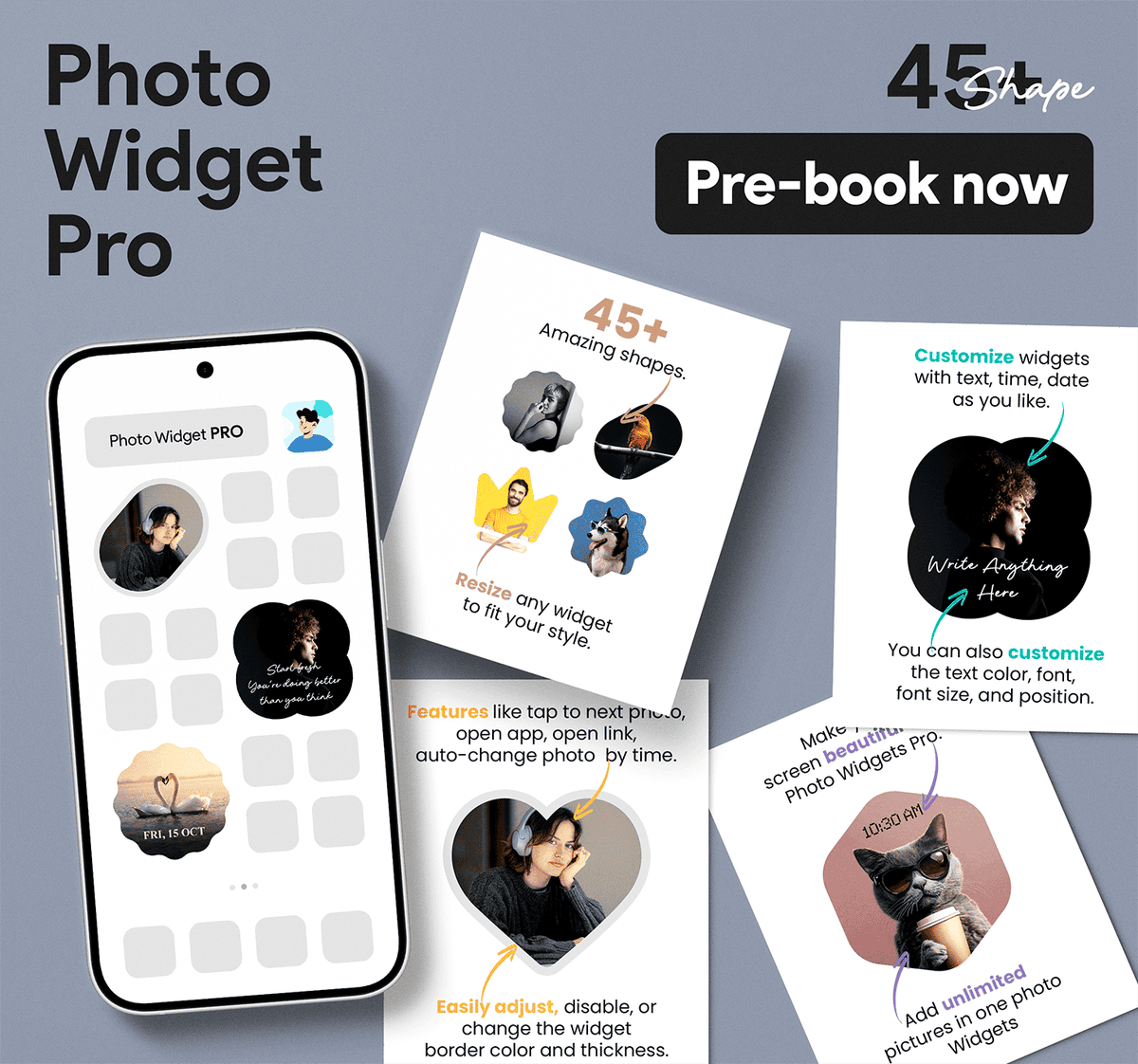 AppsLab_Co's tweet photo. So excited to finally share this our latest app is here, and it's redefining what a photo widget can be!🔥

Pre-book now (Photo Widget Pro)
https://t.co/c9l7LVWFR6

🎁5 promo codes for lucky retweets! https://t.co/JLaED56FTn