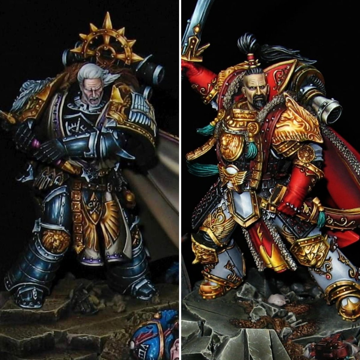 kpminis's tweet image. Lion El'Jonson and Jaghatai Khan: two primarchs that I had the pleasure to paint so far. Which one would you like me to do next 😉 ?
.
#paintingwarhammer #WarhammerCommunity