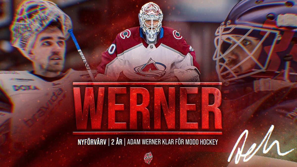 Välkommen, Adam Werner! 👋

Den 28-årige målvakten från Mariestad har signerat ett tvåårskontrakt med MoDo Hockey.

🗣️ "Klubben har ett tydligt mål och det känns inspirerande att vara med på den resan", säger han.

Läs mer på modohockey.se

#modose