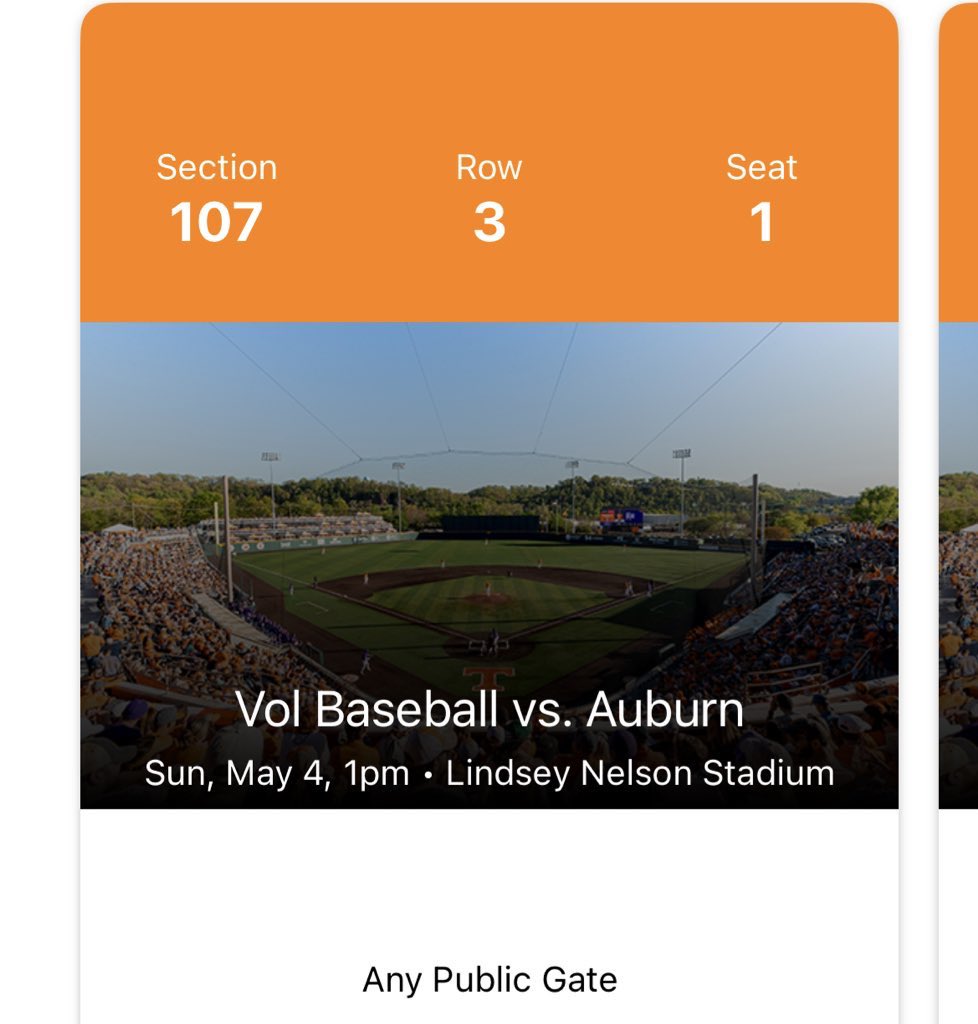 The Julia Hurley, 865.314.SOLD (@justhomesgroup) on Twitter photo Two tickets to Sundays <a href="/Vol_Baseball/">Tennessee Baseball</a> game against <a href="/AuburnBaseball/">Auburn Baseball</a>
1. Like this post
2. Retweet this post
3. Follow <a href="/justhomesgroup/">The Julia Hurley, 865.314.SOLD</a>
Winner announced noon Saturday Two tickets to Sundays <a href="/Vol_Baseball/">Tennessee Baseball</a> game against <a href="/AuburnBaseball/">Auburn Baseball</a>
1. Like this post
2. Retweet this post
3. Follow <a href="/justhomesgroup/">The Julia Hurley, 865.314.SOLD</a>
Winner announced noon Saturday