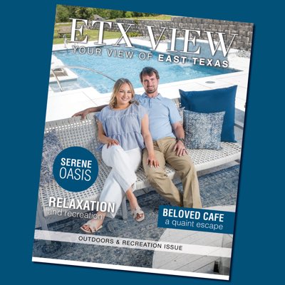 etxview's tweet photo. ETX View's May/June 2025 'Outdoors &amp; Recreation' issue is available NOW! Featured on the cover are Jared Alsobrook, owner of Alsobrook Pools, and his wife Jacie Alsobrook.

Free copies can be found at racks across East Texas. Find a location near you: https://t.co/7Q8EPSVk8n https://t.co/be2Y7JNx6e