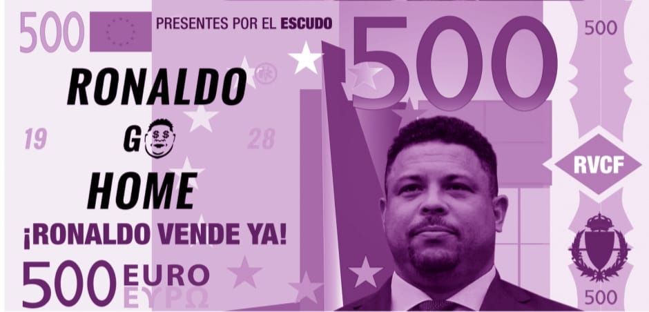 Lo único que te importa, el dinero.
¡Vende y vete cuanto antes mejor!
#RonaldoVeteYa