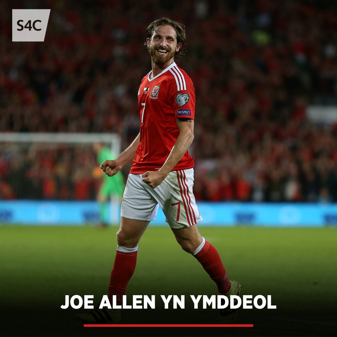 DIOLCH JOE 🏴󠁧󠁢󠁷󠁬󠁳󠁿 

Mi fydd Joe Allen, un o chwaraewyr gorau Cymru erioed, yn ymddeol ar ddiwedd y tymor.

Thanks for memories Joe! An incredible career! 👏 

Bydd rhaglen egscliwsif yn dilyn taith bersonol Joe tuag at ymddeoliad ar S4C ym mis Mehefin.

#JoeAllen | <a href="/Cymru/">Wales 🏴󠁧󠁢󠁷󠁬󠁳󠁿</a>