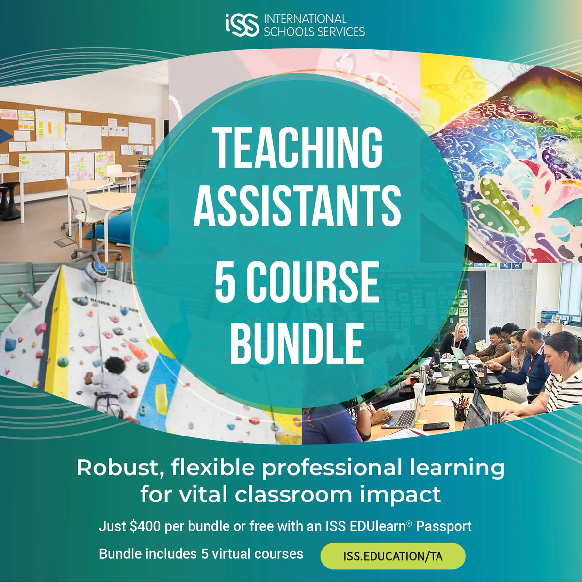 ISSCommunity's tweet image. Whether you're a Teaching Assistant or a school leader overseeing #TAs, this professional learning bundle is designed for those impacting classrooms, supporting multilingual learners, and fostering inclusive education.
Learn more at iss.education/TA #ISSedu #EdChat