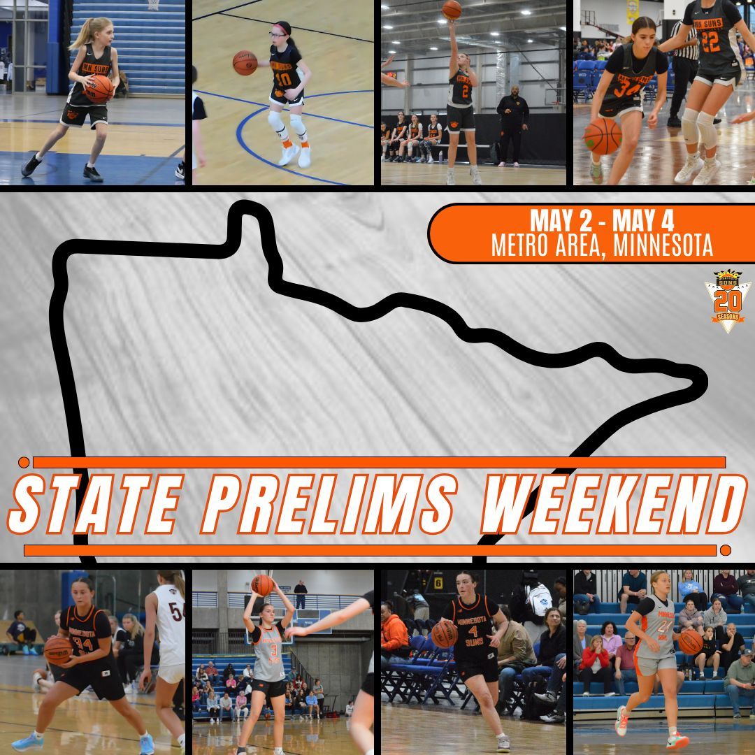 Game Weekend!! All of the Minnesota Suns teams are in action this weekend at the State Prelims Tournament in the Metro aArea of Minnesota!

Check out Tournament Depot to see how the Suns compete: 
tournamentdepot.com/tournament/#!/…