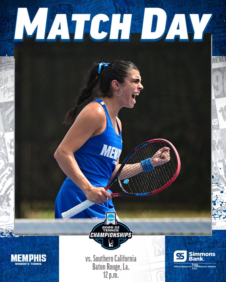 Memphis Tennis (@uofmtennis) on Twitter photo The best day of the week π€©
π NCAA Tournament First Round
π Southern California
π Baton Rouge, La.
β° 12 p.m.
πΊ gotigersgo.me/42WLBdv
π gotigersgo.me/43ax4Mq
#GoTigersGo | <a href="/simmons_bank/">Simmons Bank</a> The best day of the week π€©
π NCAA Tournament First Round
π Southern California
π Baton Rouge, La.
β° 12 p.m.
πΊ gotigersgo.me/42WLBdv
π gotigersgo.me/43ax4Mq
#GoTigersGo | <a href="/simmons_bank/">Simmons Bank</a>
