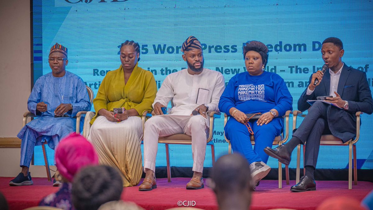AkĂntĂșndĂ© BabĂĄtĂșndĂ© (@olorunwababs) on Twitter photo Today, <a href="/CJIDAfrica/">Centre for Journalism Innovation and Development</a> convenes journalists, policymakers & technologists for #WorldPressFreedomDay2025.
Theme: âReporting in the Brave New World: AIâs Impact on Press Freedom & Media.â
Thanks to KAS for partnering with us.
Letâs defend press freedom in the AI era.
You can join us Today, <a href="/CJIDAfrica/">Centre for Journalism Innovation and Development</a> convenes journalists, policymakers & technologists for #WorldPressFreedomDay2025.
Theme: âReporting in the Brave New World: AIâs Impact on Press Freedom & Media.â
Thanks to KAS for partnering with us.
Letâs defend press freedom in the AI era.
You can join us