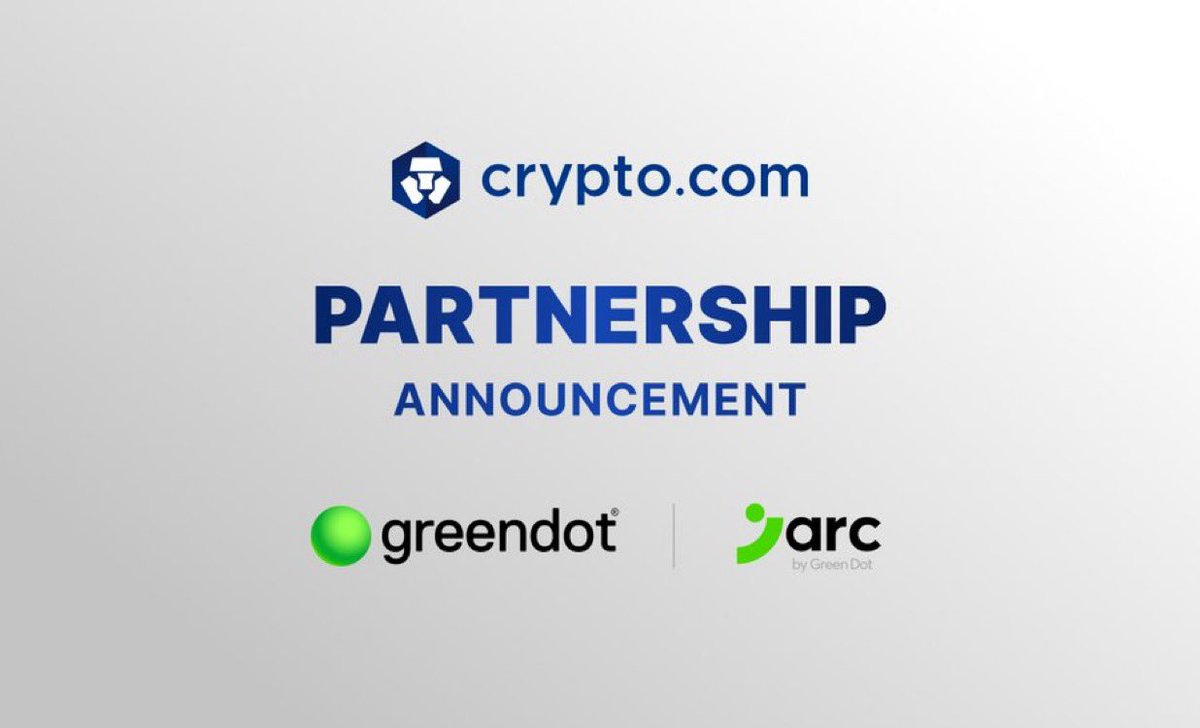 โ๏ธColinโ๏ธ (@cronoschaz) on Twitter photo ๐จBREAKING: @Cryptocom is excited to announce their partnership with <a href="/GreenDotBank/">Green Dot Bankยฎ</a> to offer new banking and money management tools and features to our U.S. users! #FFTB $CRO
Read more ๐ crypto.com/en/company-newโฆ ๐จBREAKING: @Cryptocom is excited to announce their partnership with <a href="/GreenDotBank/">Green Dot Bankยฎ</a> to offer new banking and money management tools and features to our U.S. users! #FFTB $CRO
Read more ๐ crypto.com/en/company-newโฆ