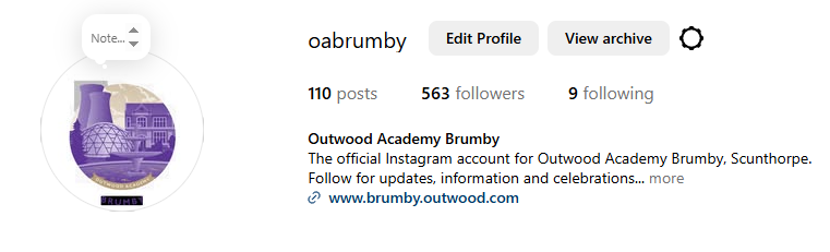 Outwood Academy Brumby tweet media