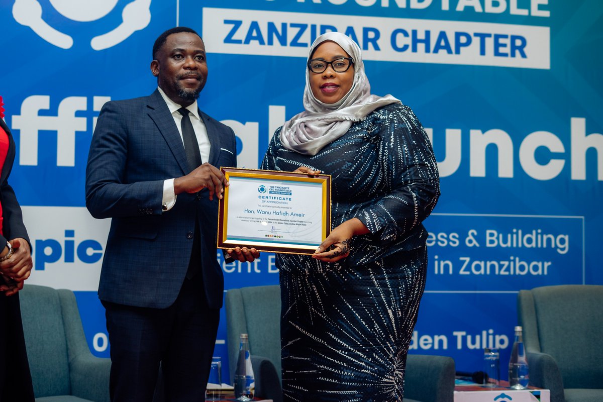 ZanzibarCEOs's tweet photo. Photos from the "Tanzanite CEO Roundtable - Zanzibar Chapter" Official Launching Ceremony. (Part 3) https://t.co/gD6Y4nPfc9
