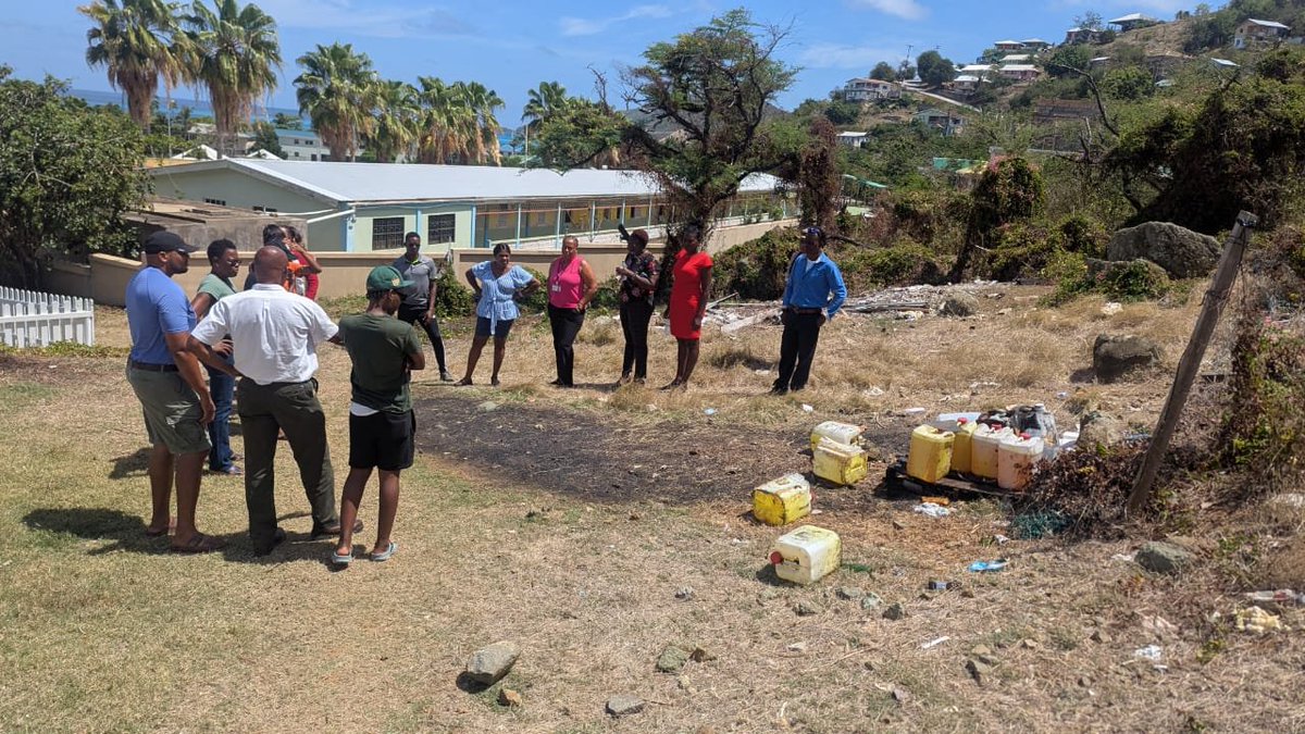 Building resilience one CDRT at a time. The SVGRC is on Canouan building the validity to respond to any emergency.