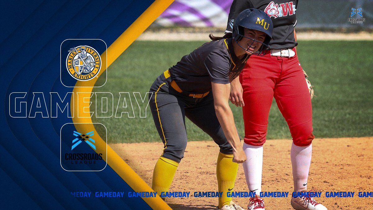 GAMEDAY!! <a href="/MarianKnightsSB/">Marian Softball</a> is playing for a conference title today! The CL Tournament Championship is at 1 PMwith Marian playing either Indiana Wesleyan or St. Francis! 🥎