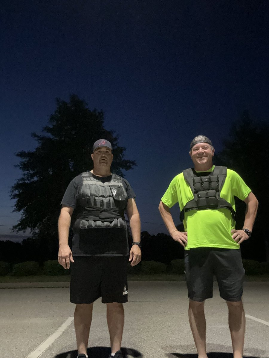 3 pax and 2 pups (some not pictured)put in some work this morning. Happy Friday. <a href="/F3Swagger/">F3Swagger</a> <a href="/DiddyVT/">Patrick Donnelly</a> <a href="/JBryanJoyce/">Jeffrey Bryan Joyce #F3 Hairnet</a> <a href="/F3LakeMurray/">F3 Lake Murray</a> 
Romans 8:1-2