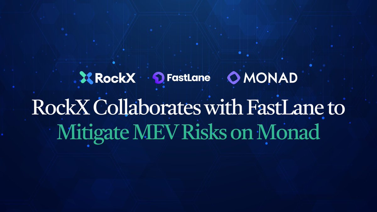 Valuable work from <a href="/0xFastLane/">FastLane Labs</a> on identifying and mitigating timing games in <a href="/monad_xyz/">Monad ⨀</a> block production. 

As a Monad validator, RockX is glad to support this research initiative—improving liveness, decentralization, and long-term network resilience.