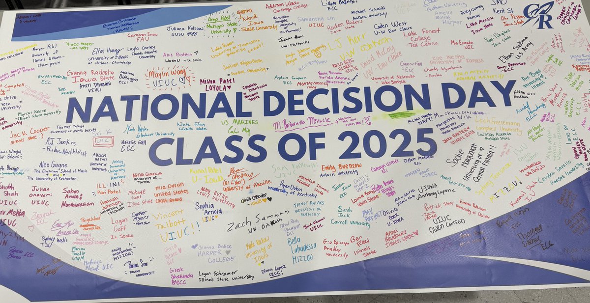 Coach Melvin (@coachmelvin49) on Twitter photo Where we started versus where we ended! National Decision Day 2025 <a href="/MrPodgorski_301/">Patrick Podgorski</a> <a href="/Central301/">Central Community Unit School District 301</a> <a href="/AthleticsRocket/">CHS Rocket Athletics</a> Where we started versus where we ended! National Decision Day 2025 <a href="/MrPodgorski_301/">Patrick Podgorski</a> <a href="/Central301/">Central Community Unit School District 301</a> <a href="/AthleticsRocket/">CHS Rocket Athletics</a>