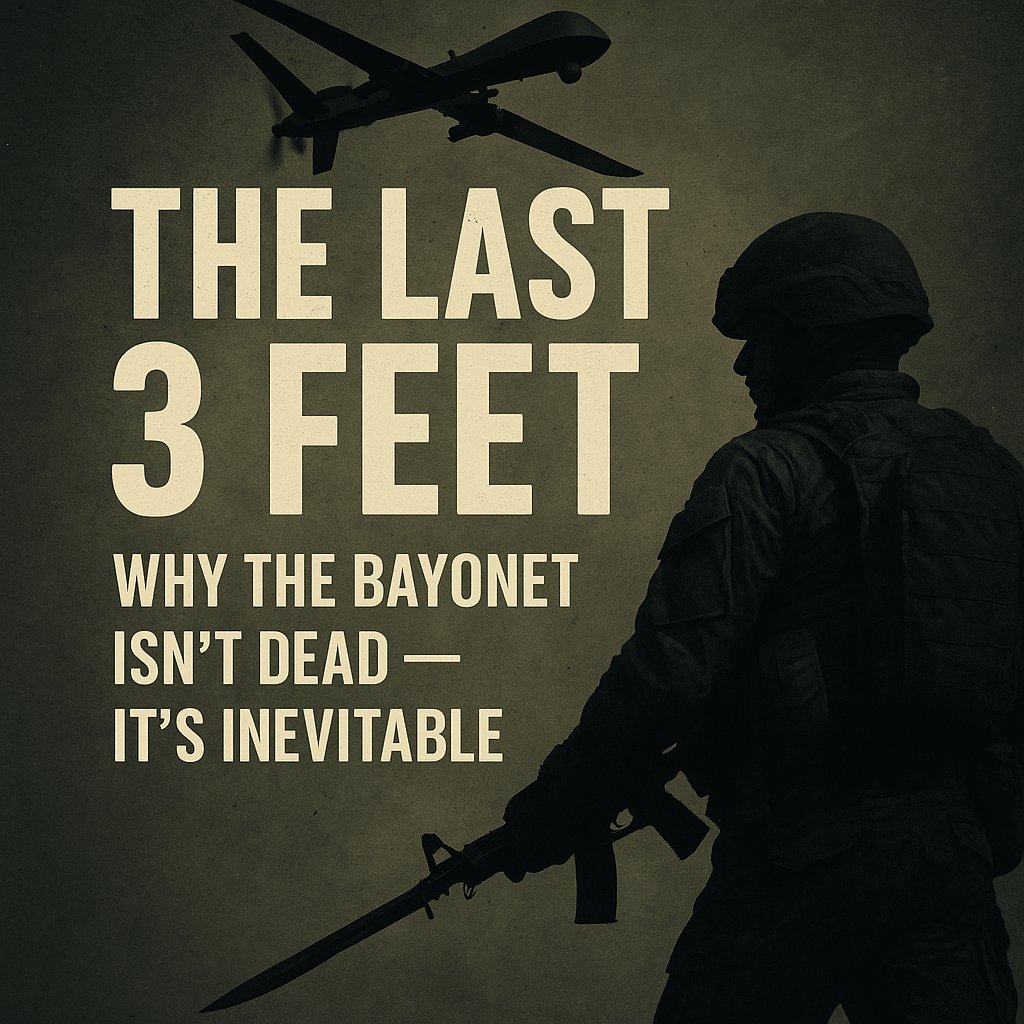 InfantryDort (@infantrydort) on Twitter photo Prayers to Drones, Answers in Blood
Word is the <a href="/MCoEFortBenning/">US Army Maneuver Center of Excellence</a> , specifically the Infantry School just removed the bayonet program from IBOLC...again. There is now no formal bayonet training in the United States Army....again.
I need real generals and armchair generals Prayers to Drones, Answers in Blood
Word is the <a href="/MCoEFortBenning/">US Army Maneuver Center of Excellence</a> , specifically the Infantry School just removed the bayonet program from IBOLC...again. There is now no formal bayonet training in the United States Army....again.
I need real generals and armchair generals