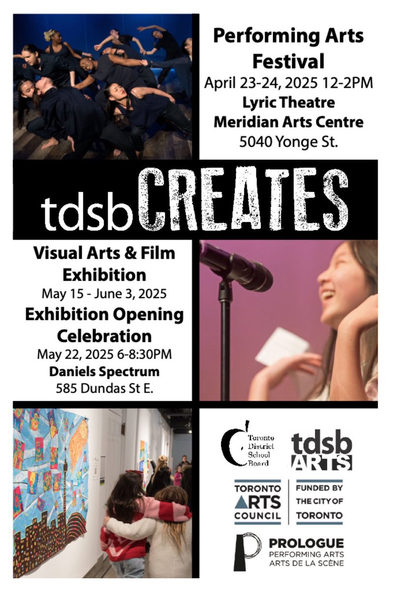 <a href="/tdsb/">Toronto District School Board</a> And join us for #tdsbCREATES