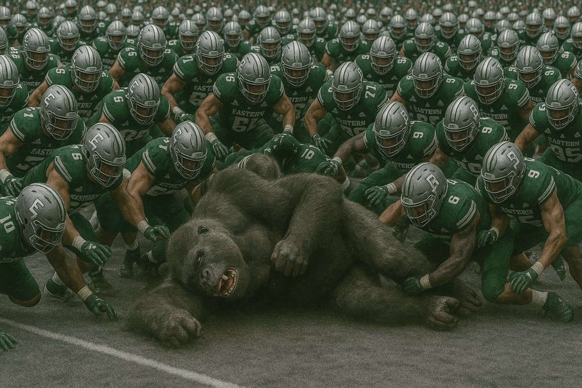 Eastern Michigan Football (@emufb) on Twitter photo Here's our answer!
#ETOUGH ⛓️ Here's our answer!
#ETOUGH ⛓️