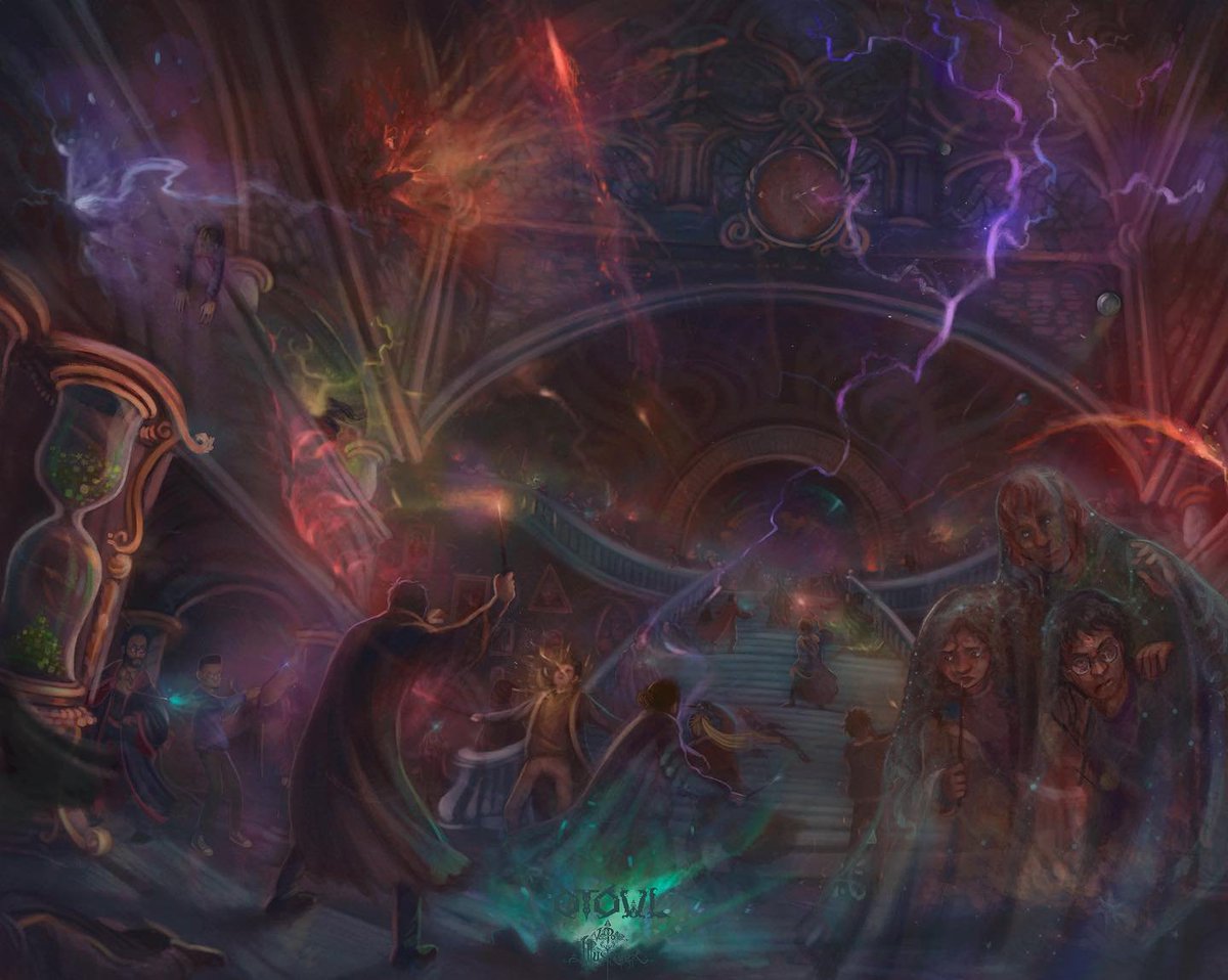Today, May 2nd, marks 27 years since the Battle of Hogwarts — the climactic final showdown between the forces of good and evil.

(Artwork by Ottowl)