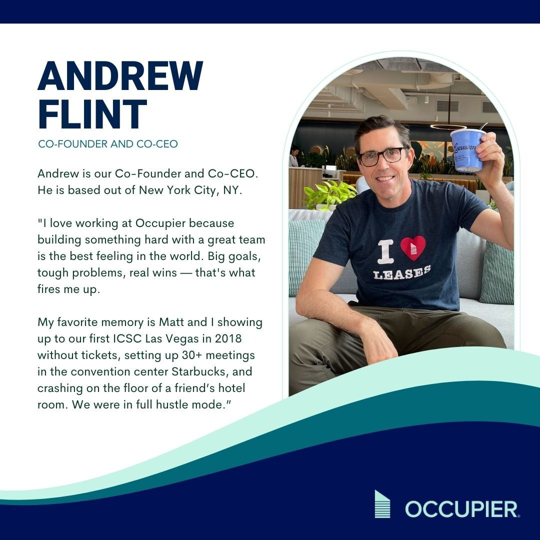 occupierhq's tweet image. 🌟 OCP EMPLOYEE SPOTLIGHT 🌟
Andrew is our Co-Founder and Co-CEO. He is based out of New York City, New York.