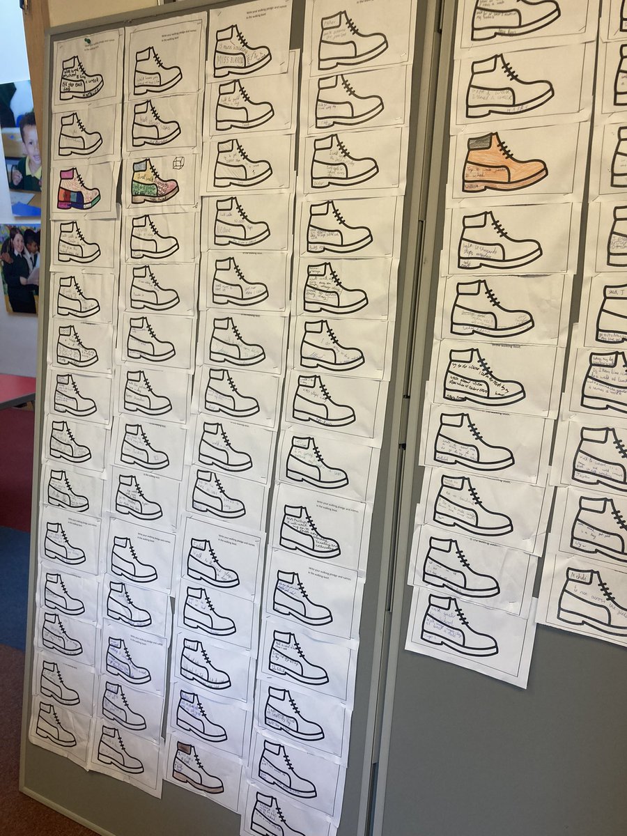 Team Kings’ Forest stepping out for our walking fest. Lots of pledges. #findawaytosucceed #wellbeing #walkingfest